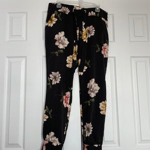 Floral dress pants
